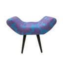 Ver imagem 1 de Puff Decorativo Elegance Azul Frozen com Rosa