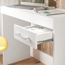 Ver imagem 6 de Conjunto de Escritório 2 Peças 1 Escrivaninha Cooler e 1 Estante com 5 Prateleiras Multy Branco