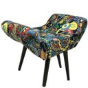 Ver imagem 1 de Puff Decorativo Elegance Jacquard Romero Britto