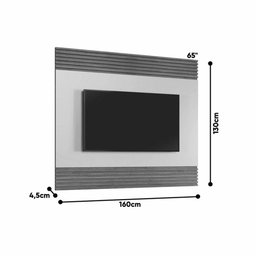 Painel Moderno Ripado - Sevilha-naturale-off - Mavau Móveis - 2
