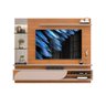 Painel Para TV Quarto 60 Polegadas Com Espelho Carvalho Nobre Griz Risa Shop JM - 2