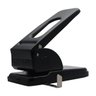 Perfurador de Papel 2 Furos 70 Folhas Preto - 1