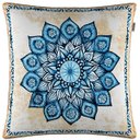 Ver imagem 1 de Capa de Almofada Veludo Mescla Mandala 50cm X 50cm