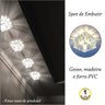 Kit 10 Spot Quadrado Embutir Cristal K9 Gesso Sala Ac974 - 3