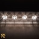 Ver imagem 5 de Kit 6 Spot Cristal de Embutir Banheiro Sala Ac974 + Led Branco Quente 3w