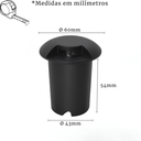 Ver imagem 7 de Kit 5 Spot para Piso Embutido Preto Led 1w 3000k Balizador Acl79