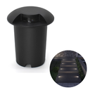 Ver imagem 1 de Kit 5 Spot para Piso Embutido Preto Led 1w 3000k Balizador Acl79