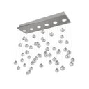 Ver imagem 1 de Lustre de Cristal Legitimo Aleatório 62X20cm Sala de estar Mesa Jantar Living L305