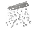 Ver imagem 1 de Lustre de Cristal Legitimo Aleatório 62X20cm Sala de estar Mesa Jantar Living L305