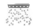 Ver imagem 2 de Lustre de Cristal Legitimo Aleatório 62X20cm Sala de estar Mesa Jantar Living L305