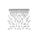 Ver imagem 2 de Lustre de Cristal Legitimo Aleatório 82X40cm Sala de estar Mesa Jantar Quarto Living Área Gourmet