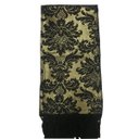 Ver imagem 2 de Manta de Sofá Jacquard Luxo Preto com Dourado 190x140