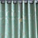 Ver imagem 1 de Cortina Jacquard Blackout Tiffany com Dourado 2,80M x 2,30M