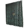 Cortina Jacquard Blackout Marrom com Verde 2,80M x 2,30M - 2