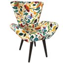 Ver imagem 1 de Poltrona Decorativa Elegance Floral Color