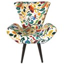 Ver imagem 2 de Poltrona Decorativa Elegance Floral Color