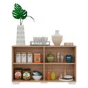 Ver imagem 2 de Aparador Buffet 4 Portas Com Pés Quadrados Rustic/branco