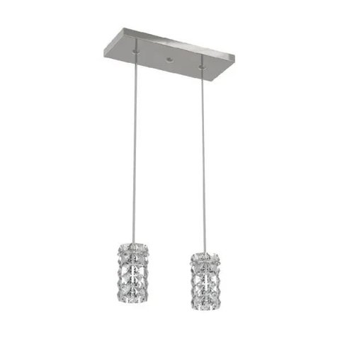 Pendente de Cristal Legitimo 30X12cm Passa Prato Mesa Bancada Mesa de Cabeceira Balcão Quarto