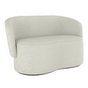 Ver imagem 2 de Sofá 2 Lugares Orgânico Luxo Bouclê Off White Balaqui Decor Cor:boucle Bege