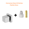Acabamento Metal Cromado Registro Fabrimar + Conversor Deca - 4