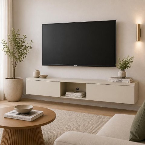 Nicho para Painel de TV Linha Smart 218cm MDF Luna Casa Lar Shop