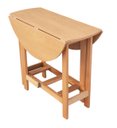 Ver imagem 5 de Mesa Prática Dobrável Mel/sinamão Rustica, Bar Cozinha Lazer ( Redonda )