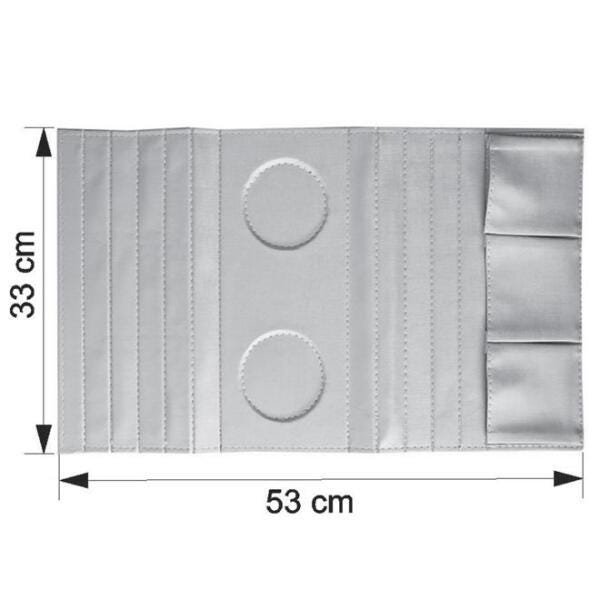 Kit 2 Bandejas Floral para Sofá Porta Copo com Porta Controle - 3