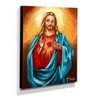 Quadro de Pintura Sagrado Coração de Jesus 80x60cm-1564 - 2