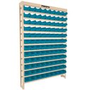 Ver imagem 2 de Estante Prática Estrutura Metálica com 108 Gavetas n° 03 Azul 108/3 PRESTO