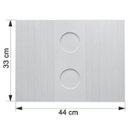 Ver imagem 3 de Kit 2 Bandejas Laqueada Porta Copos para Braço de Sofá Amarelo