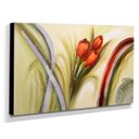 Ver imagem 2 de Quadro de Pintura Tulipas Vermelhas 70x120cm-1456