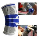 Ver imagem 1 de Joelheira Ortopedica Gel Silicone Compressao Ajustavel Articulaçao Suporte Joelho Apoio Patela