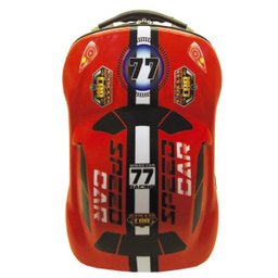 Mala Infantil Temática de Carros Escola e Viagem Para Meninos Speed Car - Padrão Anac Bordo - - Verm - 1 Mala Infantil Temática de Carros Escola e Viagem Para Meninos Speed Car - Padrão Anac Bordo - - Verm - 1
