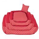 Ver imagem 2 de Cama Pet Cachorro ou Gato Poa Tam: M Vermelha [f101]