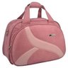 Sacola de Mão com Alça Transversal e Bolso Frontal- Camurça - Holly Classic - Rosa - 1