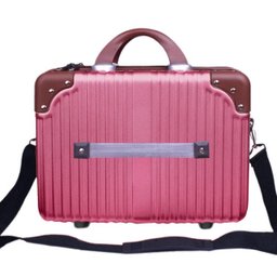 Frasqueira Necessaire em Abs para Viagem e Maquiagem Santino Palazzio - Rosa Dourado - 2