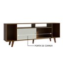 Ver imagem 6 de Rack para Tv até 65 Polegadas Madesa Cancun com Pés - Rustic/rustic/branco