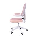 Ver imagem 3 de Cadeira de Escritório Rodízio Office Bytes Rosa