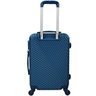 Mala Pequena de Bordo De Viagem Rígida Com Rodas 360º e Cadeado Padrão Anac 10 kg - Yin's - Azul - 5