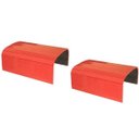 Ver imagem 1 de Kit 2 Esteiras Laqueada Para Braço de Sofá Vermelho