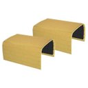 Ver imagem 1 de Kit 2 Esteiras Sintética Para Braço de Sofá Amarelo