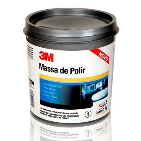 3M Massa de Polir Base Água 1Kg para Polimento