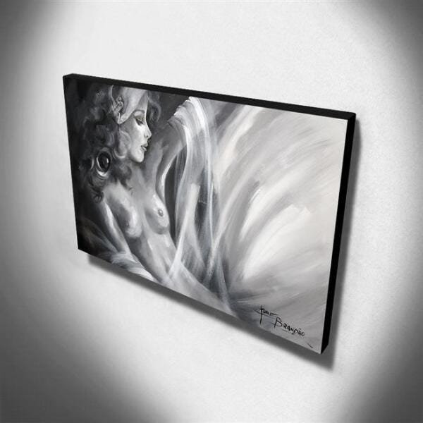 Quadro de Pintura Nu 70x120cm-1603 - 3