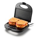 Ver imagem 4 de Sanduicheira Eletrica E Grill Antiaderente Snack Time 2 Em 1 Elgin 750w Chapa Para Lanches Misteira 