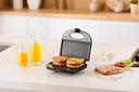 Ver imagem 5 de Sanduicheira Eletrica E Grill Antiaderente Snack Time 2 Em 1 Elgin 750w Chapa Para Lanches Misteira