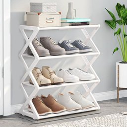 Sapateira Multiuso 4 Andares - Organize até 8 Pares com Eficiência - 9
