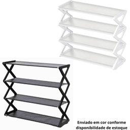 Sapateira Multiuso 4 Andares - Organize até 8 Pares com Eficiência - 4