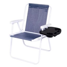 Mesa Portátil para Cadeira de Praia Mor Ref.002469 - Preto - 3