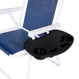 Mesa Portátil para Cadeira de Praia Mor Ref.002469 - Preto - 4