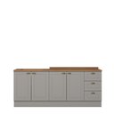 Ver imagem 2 de Cozinha Compacta 2 Peças 100% MDF com Tampo Americana Henn